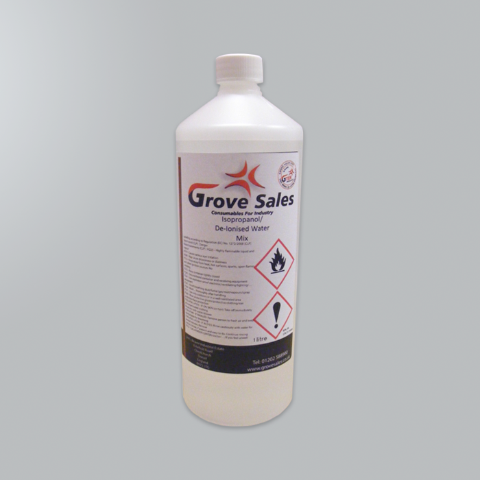 Isopropanol / De-Ionised Water Mix 1Litre Isopropanol / De-Ionised Water Mix 1Litre